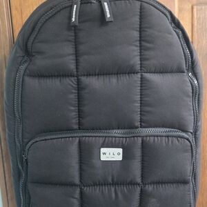Wilo Black Quilted Women's Backpack